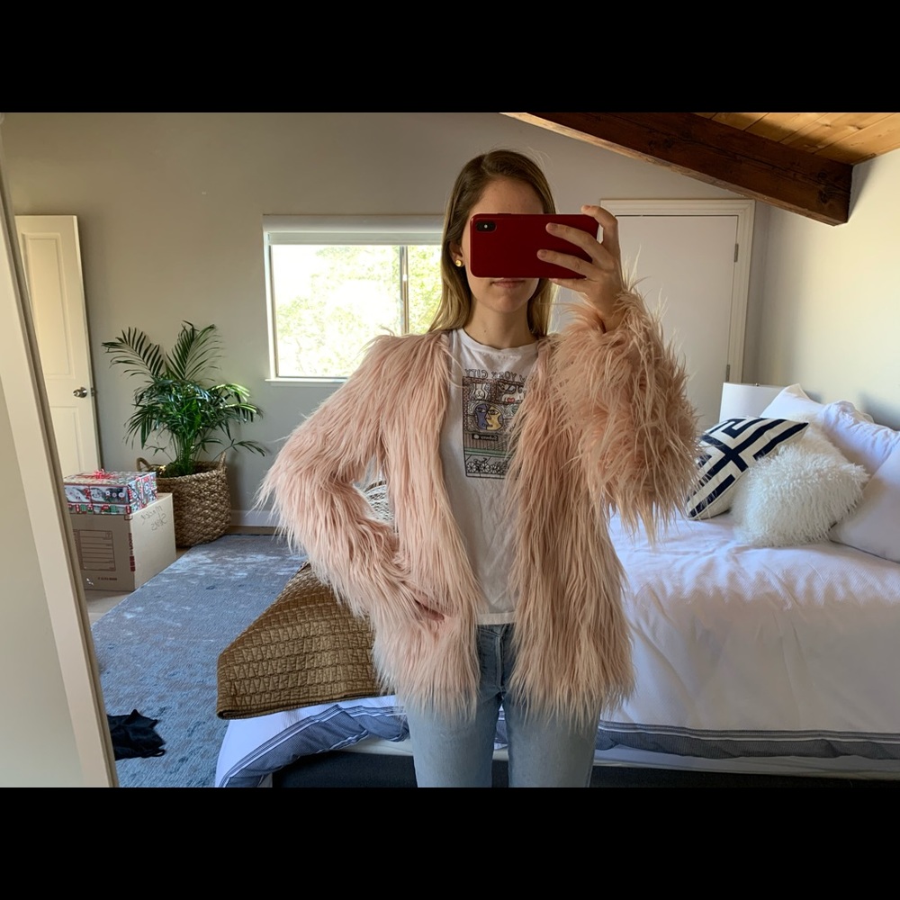 UO faux fur jacket - Picture 2 of 4